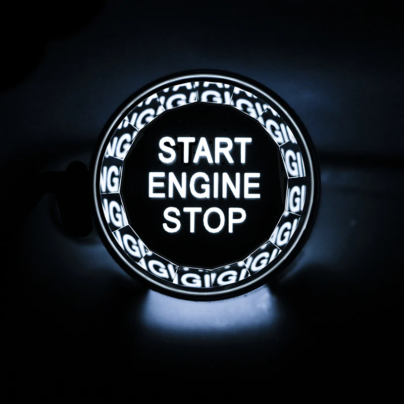 Suitable for BMW E chassis series black diamond crystal start ignition button