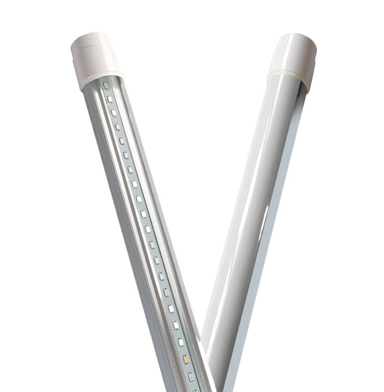 2Ft Mushrooms Grow Lights IP65 Led T8 tube light Sunlight Spectrum Blue Purple High PPFD Led Plant Tube Light for Indoor Plants