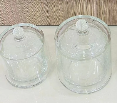 Wholesale Hot Sale Unique New Arrival Round Shape Bell Glass Candle Holder Glass Bell Dome Candle Jar