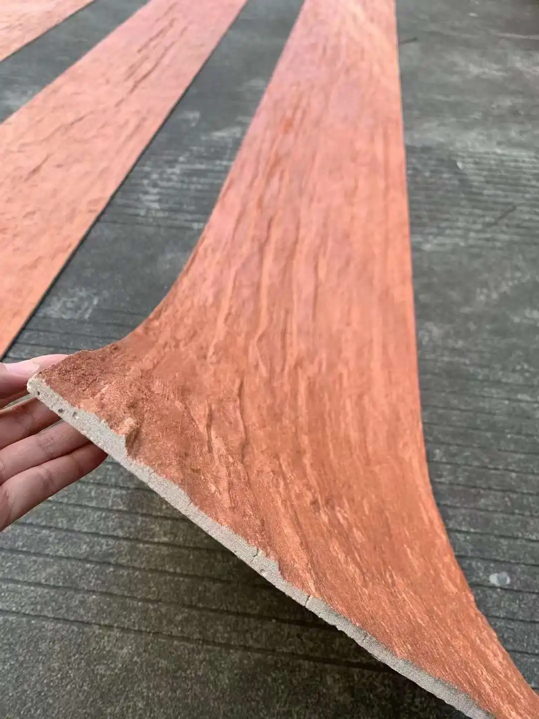 mcm flexible clay striped stone decorative tiles cut natural stone marble veneer flexible stone sheets