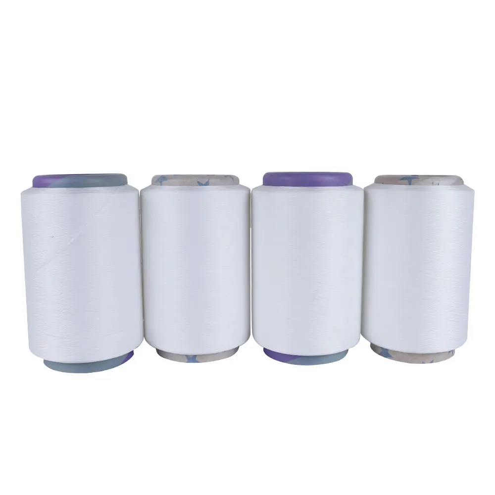 4075 индивидуальная SCY Одиночная спандексовая полиэфирная пряжа для вязания носков нижнего