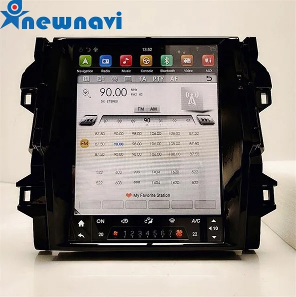 12.1 inch TESLA Style touch screen Car Stereo Quad Core Android 7.1 built in GPS/WIFI Car Radio Navigation for TOYOTA FORTUNER