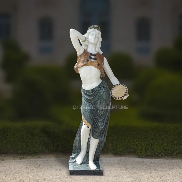 life size stone garden lady female sculpture marble woman nude figure statue