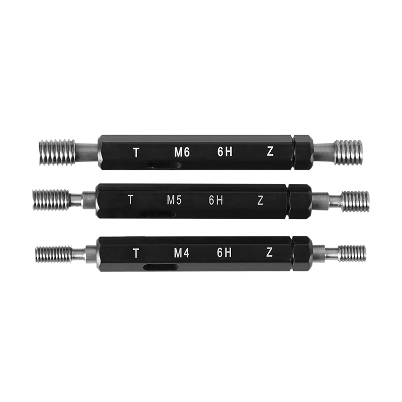 Direct Selling 0.8-33mm Bearing Steel Metric And Inch Thread Plug Gauge Go Nogo Gauge