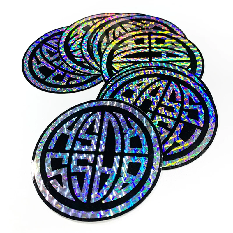 Заказная печатная упаковка этикетка наклейка Водонепроницаемая высечка мультяшная наклейка круглый, виниловый самоклеящаяся бумага аниме наклейки