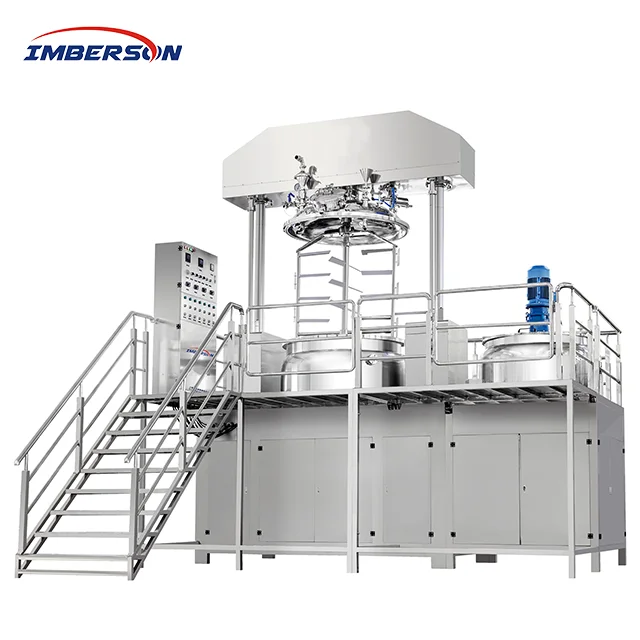 4kw Agitator Mixer Tank For Liquid Toilet Cleaner Detergent Chemical Manufacturing Plant