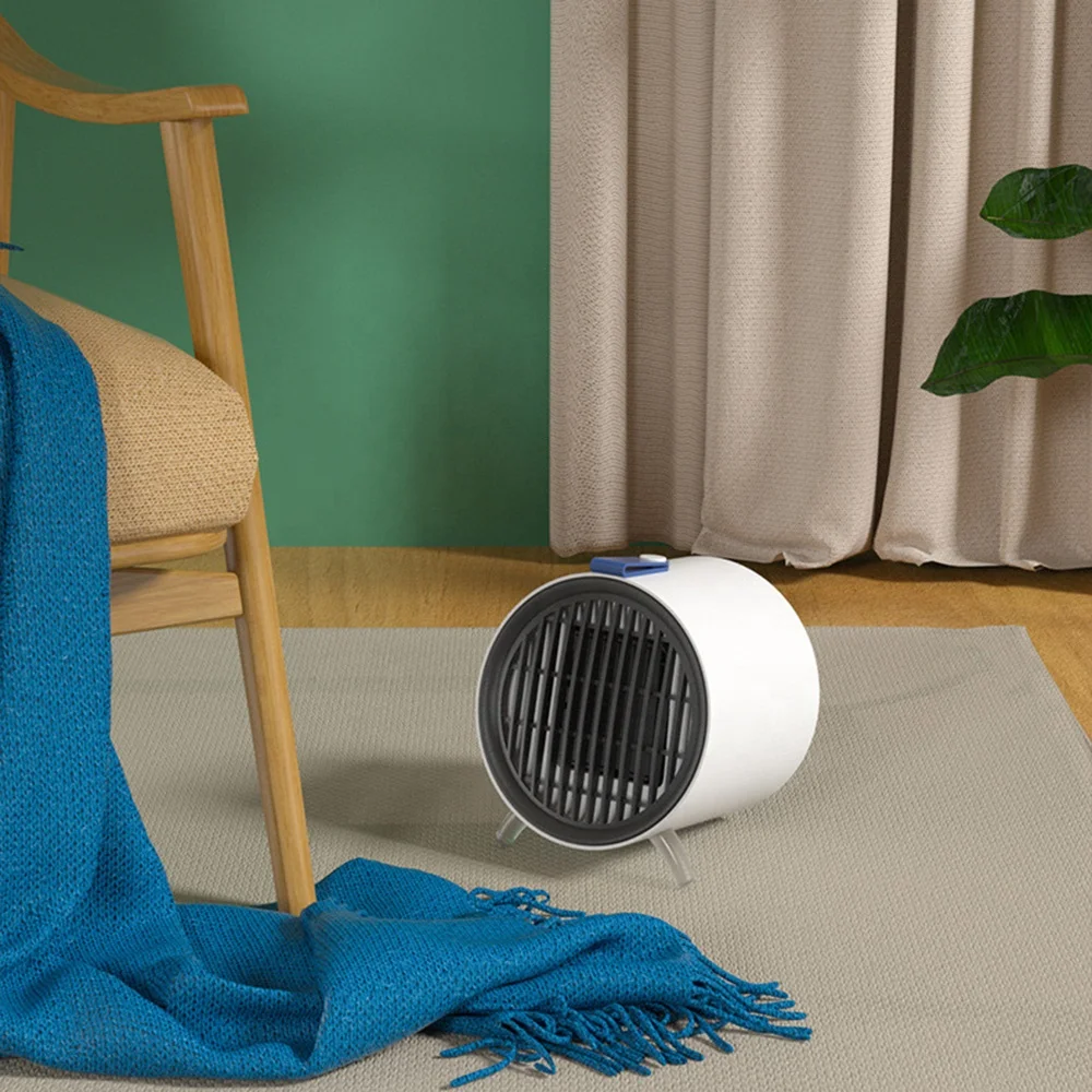 500w Portable Home Heating Fan Office Electric Heater Ceramic Quick Heating