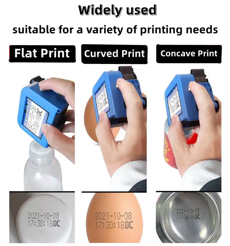 Top selling easy to use plastic inkjet printing sheet inkjet batch code printing machine
