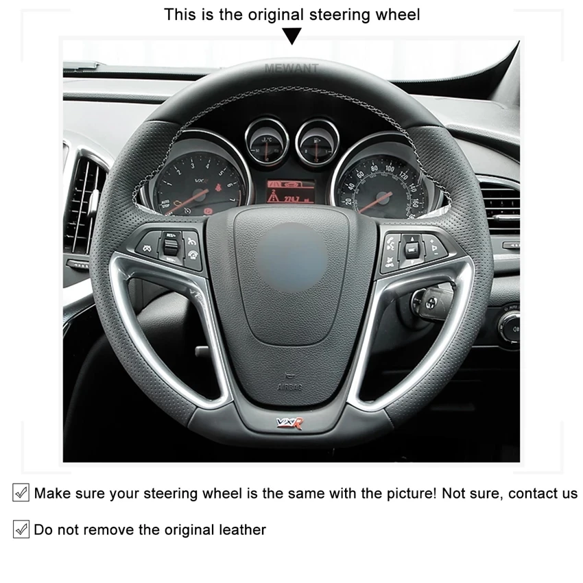 Factory Price Custom Matte Carbon Fiber Hand Sewing Steering Wheel Cover For Opel Astra OPC 2012-2015 / Astra GTC OPC 2012-2018