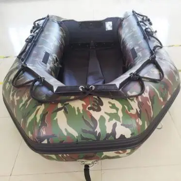 CAMO colour High Quality Floating Rafts Pontoon Inflatable Boat Fishing Electric Rigid Inflatable Boat China camouflage