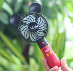 Портативный Симпатичный мини-вентилятор с Микки Минни