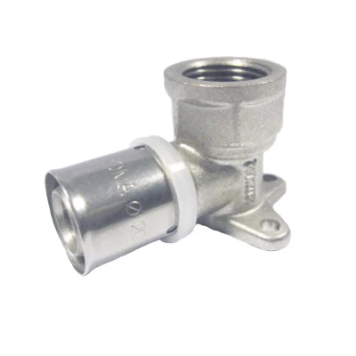 OEM 1/2' Elbow with Sector White Plastics Ring BSP Thread Sipply for Water System