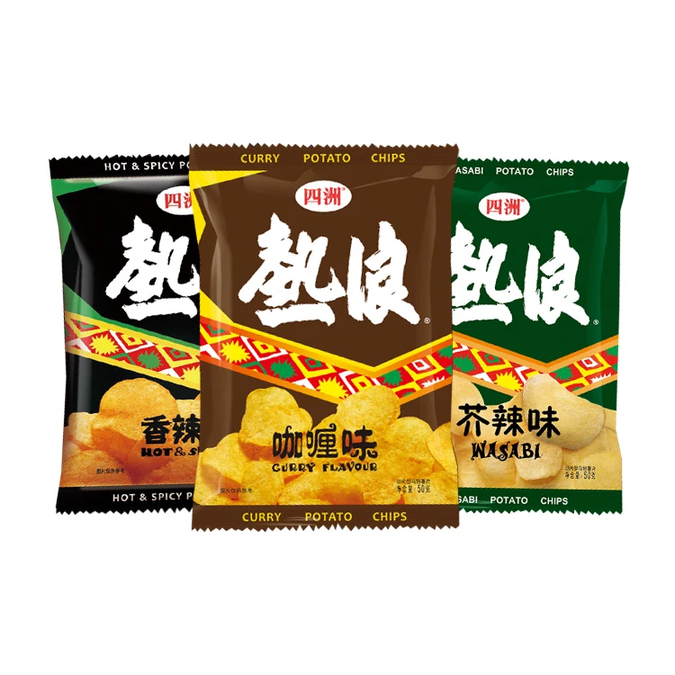 Fourseas heat wave potato chips big bag spicy