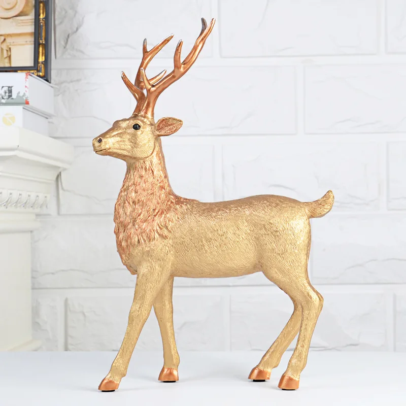 European creative bedroom living room study porch home decoration furnishings crafts simple and practical deer ornaments