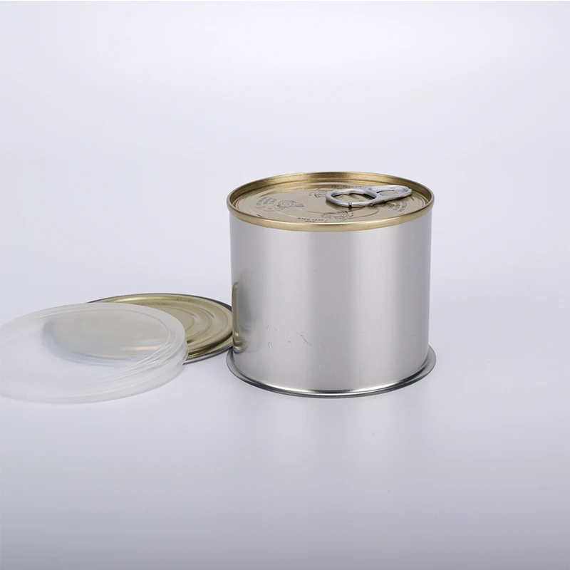 Wholesale customizable metal round packaging fresh keeping tiny container jars for food