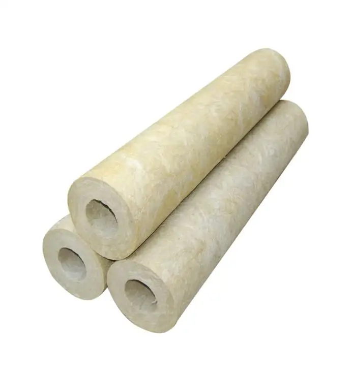 Steel Structure  Water Repellency Hemp Insulation Rock Wool Pipe Other Heat Insulation Materials