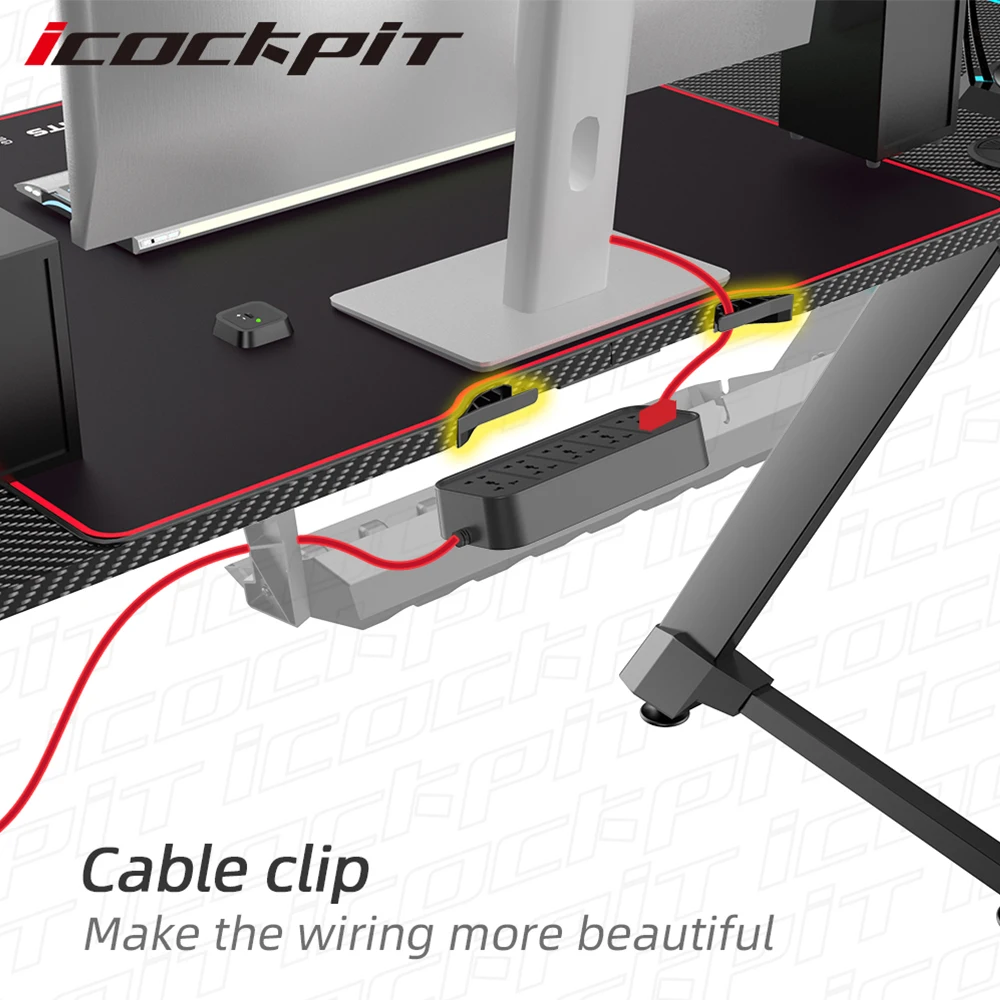 Icockpit Mouse Pad Desk Top Computer Pc Table For Gaming Cheap Gaming Desk Custom Gaming Pc Desk