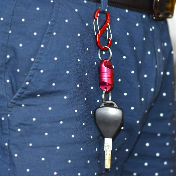 China Wholesale Aluminium Magnet Magnetic Key Holder Neodymium Keychain Magnet