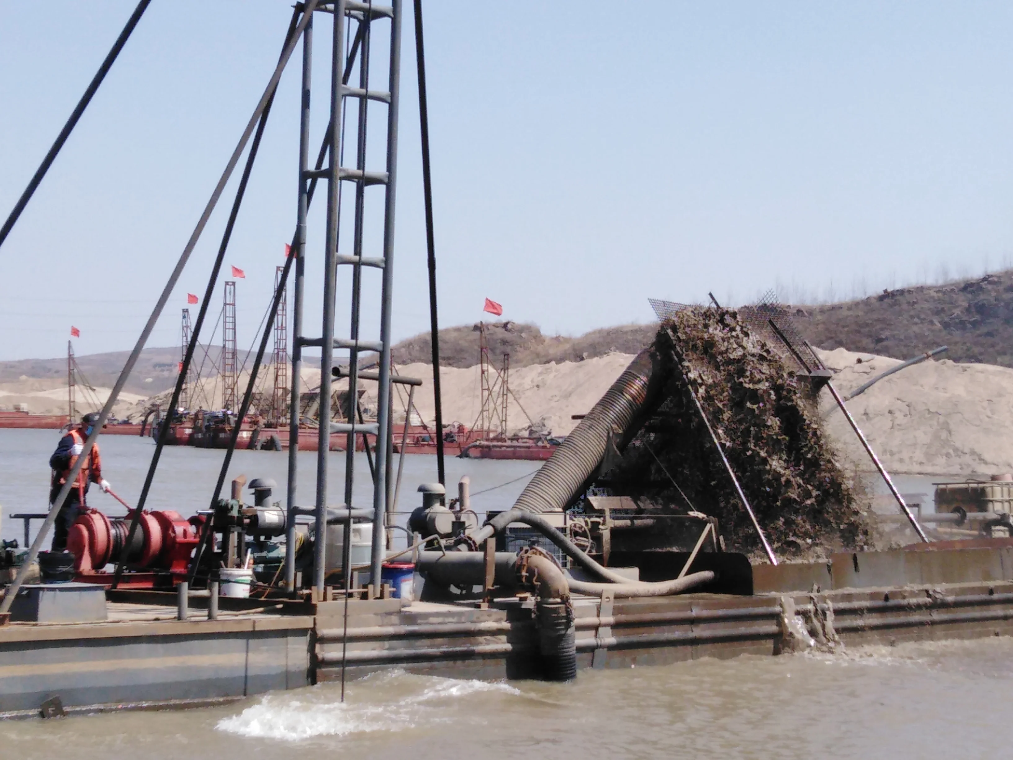 Small Jet Suction Dredger Sand Dredger With High Quality For River Dredging