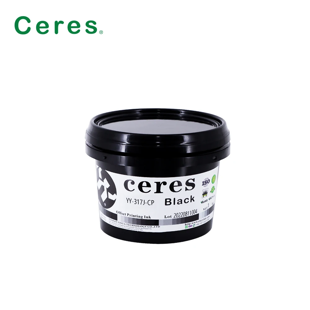 NOT A PENNY WILL BE WASTED!! uv offset ink YY-317J-CP CMYK for Film(PP,PE,PVC)bottle,cup offset printing ink