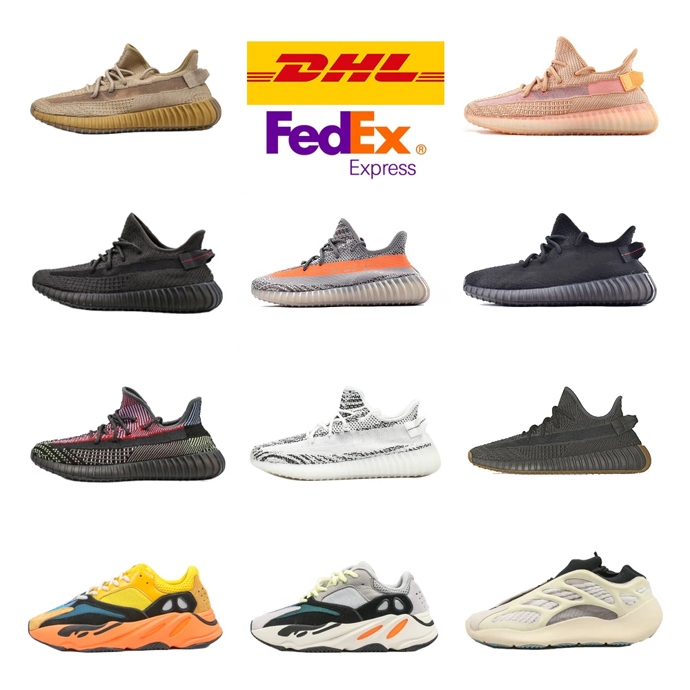 
Yeezy Men Women 350 V2 Oem 2021 Custom Suppliers Dropshipping Real Black Child Lace Casual Running Sneakers Sport Shoes 