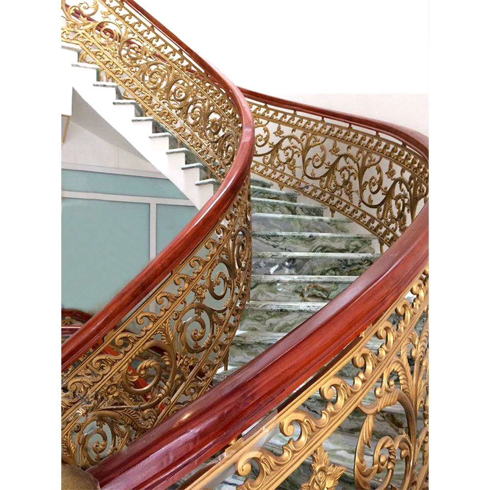 Top Wood wrought iron stair Railing Handrail Profiles