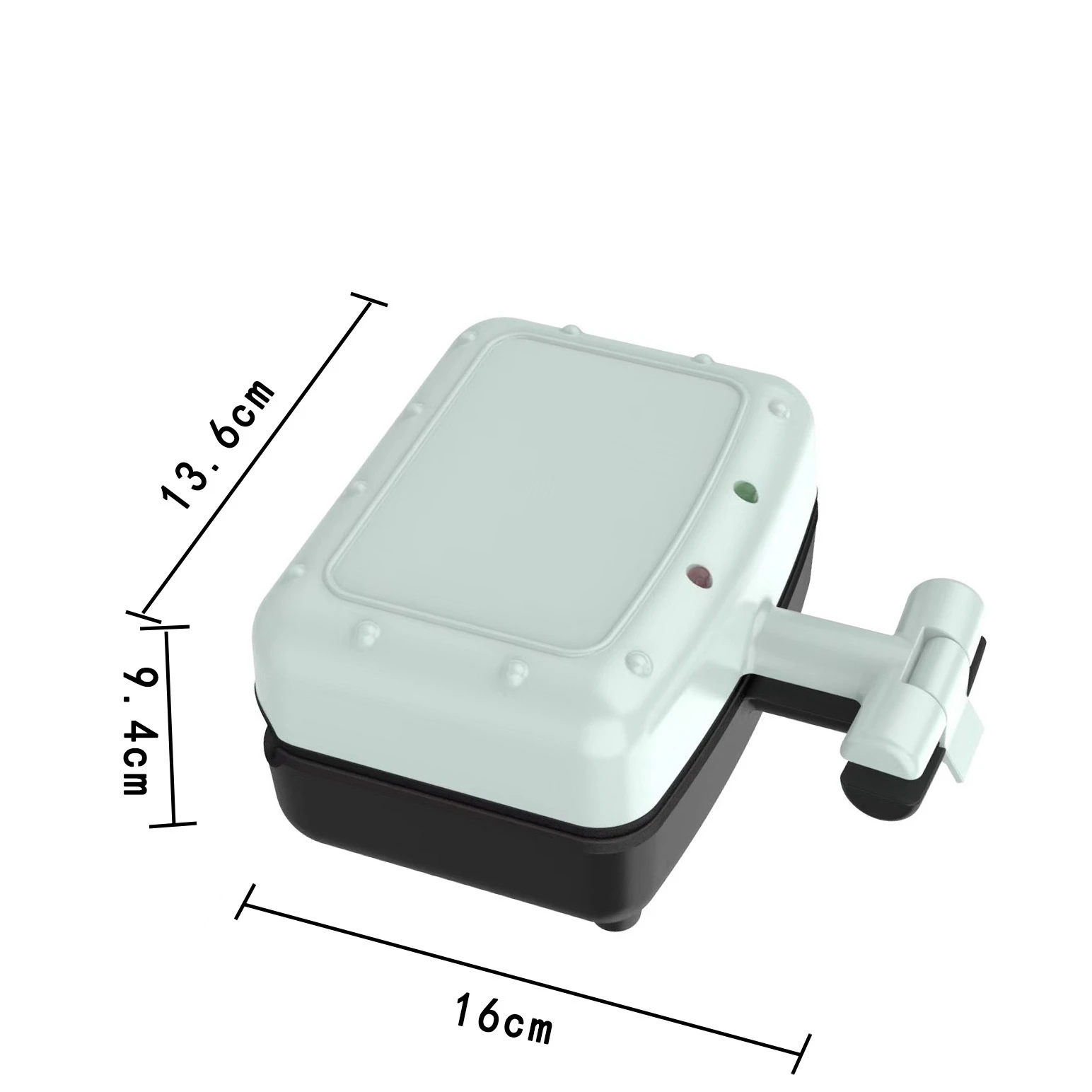 Wholesale factory price 2 slices snack mini waffle maker Electric non stick detachable sandwich maker