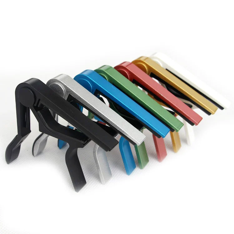 Factory Direct Supply Metal Aluminum Fabrication Multicolor Guitar Capo for Acoustic&Electric Guitar OEM Supported