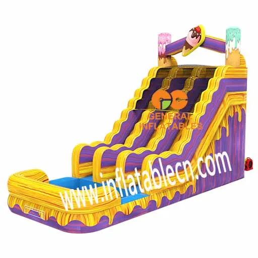 Ice cream dual lane slide for sale