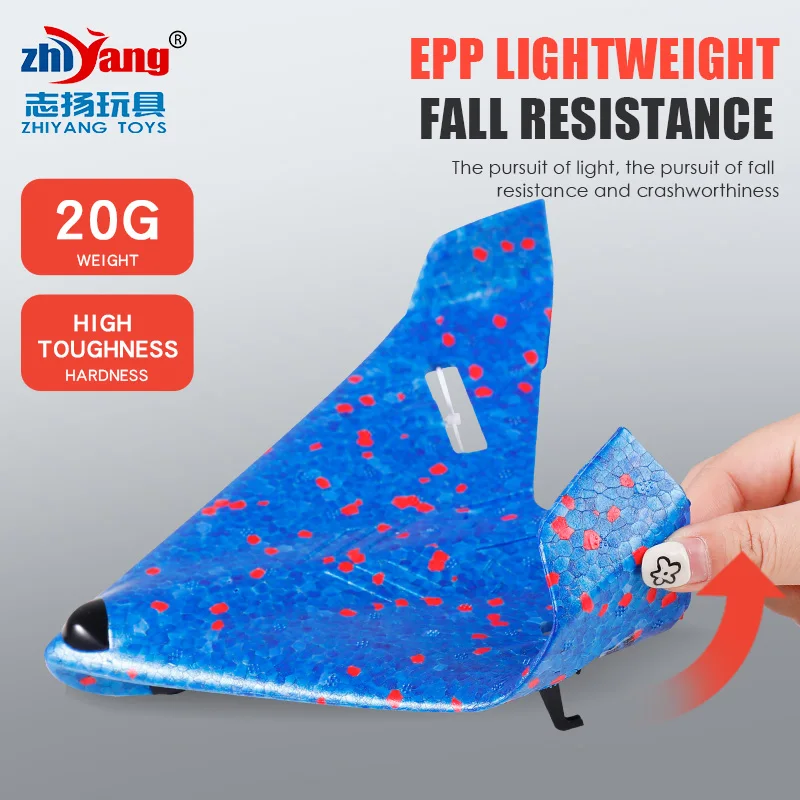 High Speed Passion Easy To Fly EPP Lightweight Fall Resistance Remote Control Aircraft Plane With Light