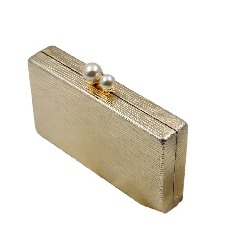 Acrylic Luxury Gold Color Clutch box Evening Party Bag Women lady ladies girl Purse bags wholesale