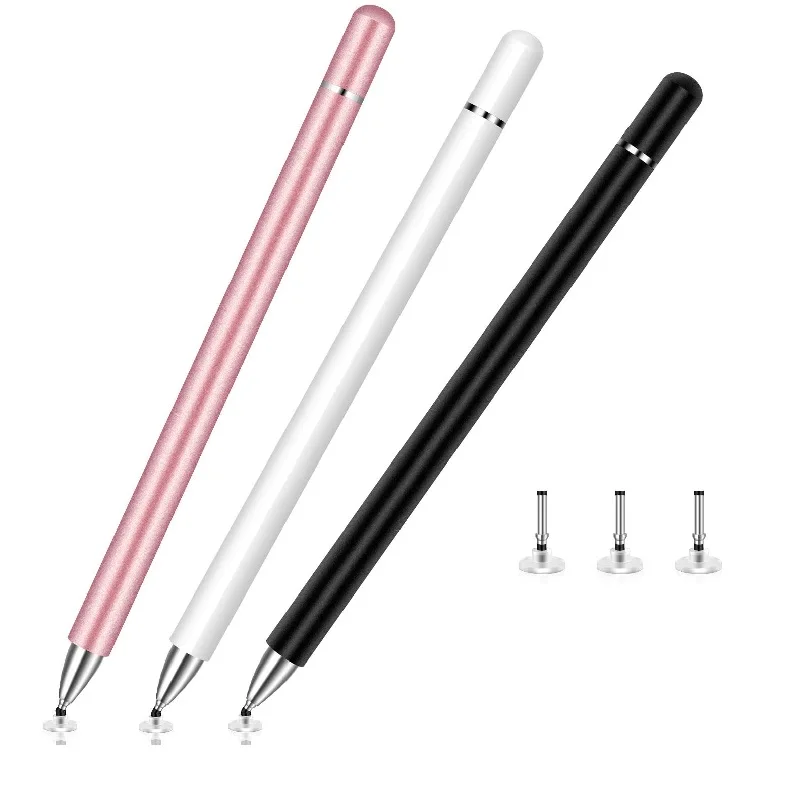 
2021 Hot Sell Stainless Magnetic Capacitive Digital Disc Stylus Pen For iPhone iPad and Tablet dick stylus touch pen 