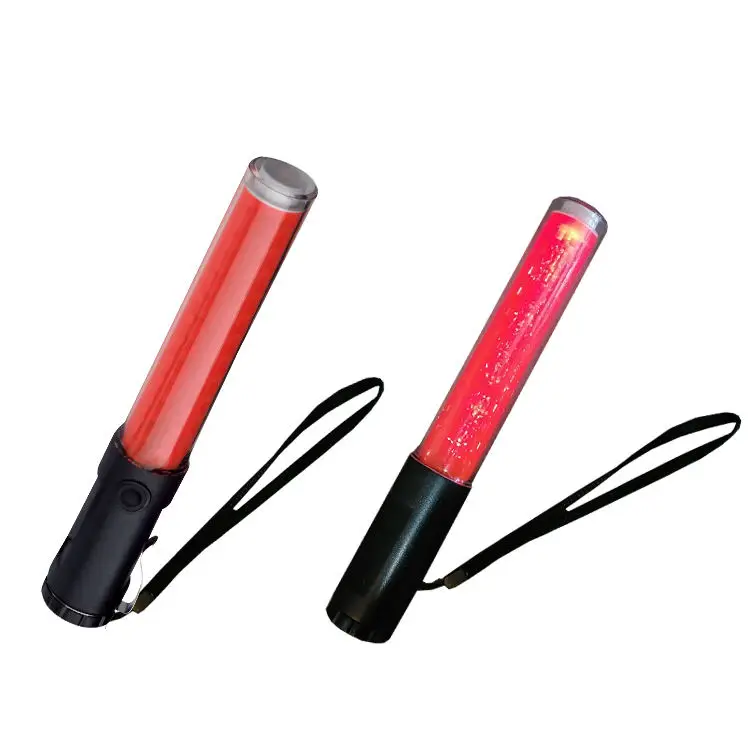 Manufacturer Traffic Baton 30x260mm ABS Traffic Wand LED Flashlight baton