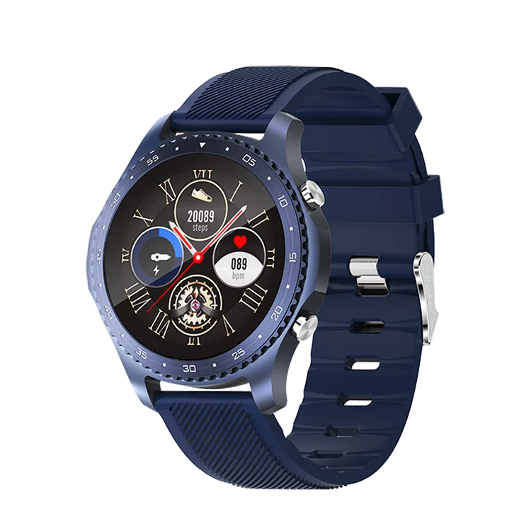 Fashion Design Sport Ultra Thin Case Loyal Blue Color Digital Smart Watch For Hot Selling