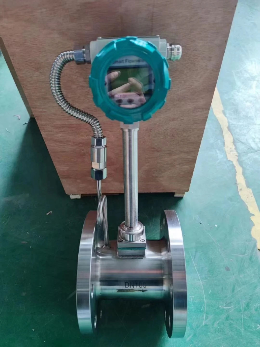 Clamp on/Thread/Flange Connection Steam Gas High Pressure Vortex Flowmeter