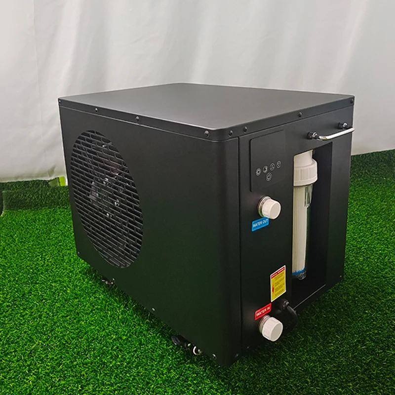 Ali Baba 220V Cold Plunge Barrel 1/2Hp Pool Pump Ice Bath Tubs Water Chiller with Stair and Filter Water Cool and Heater Chiller