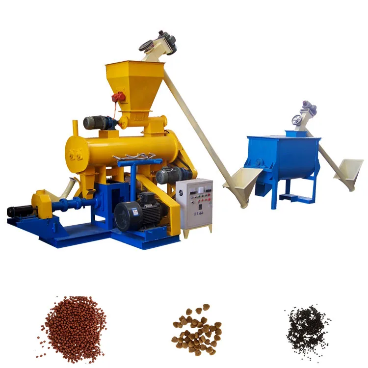 30-40kg/h post bed roller feed sewing machine pork pond feeder broiler pellet