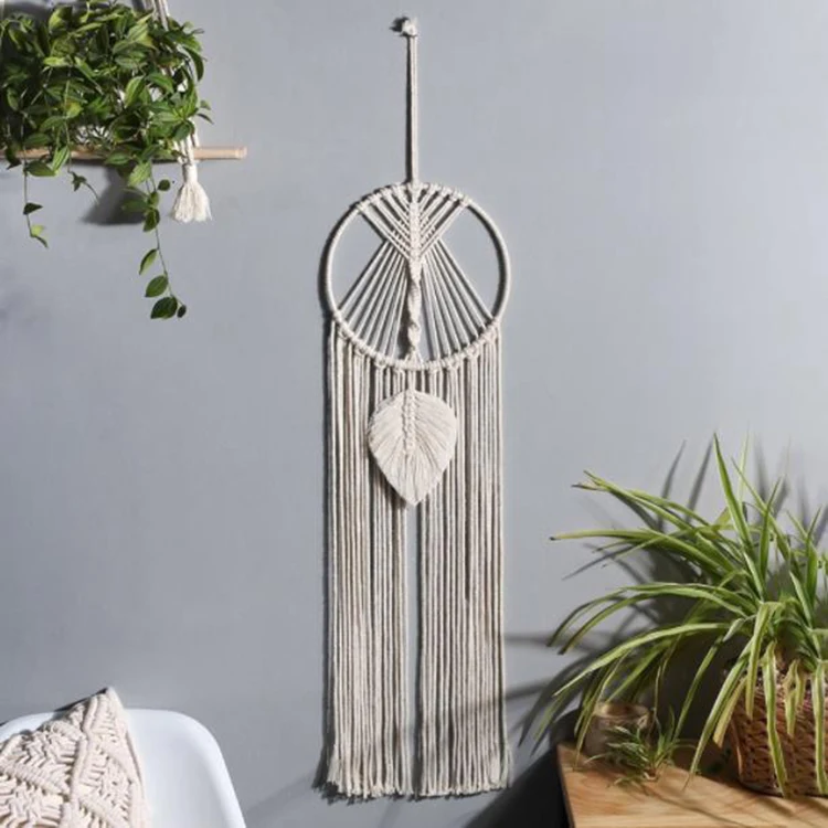 Wall Hanging Decoration Boho Macrame Dream Catcher Tapestry Home Decor Ramadan Owl Star Moon Ornaments for Baby Kid Room Nursery
