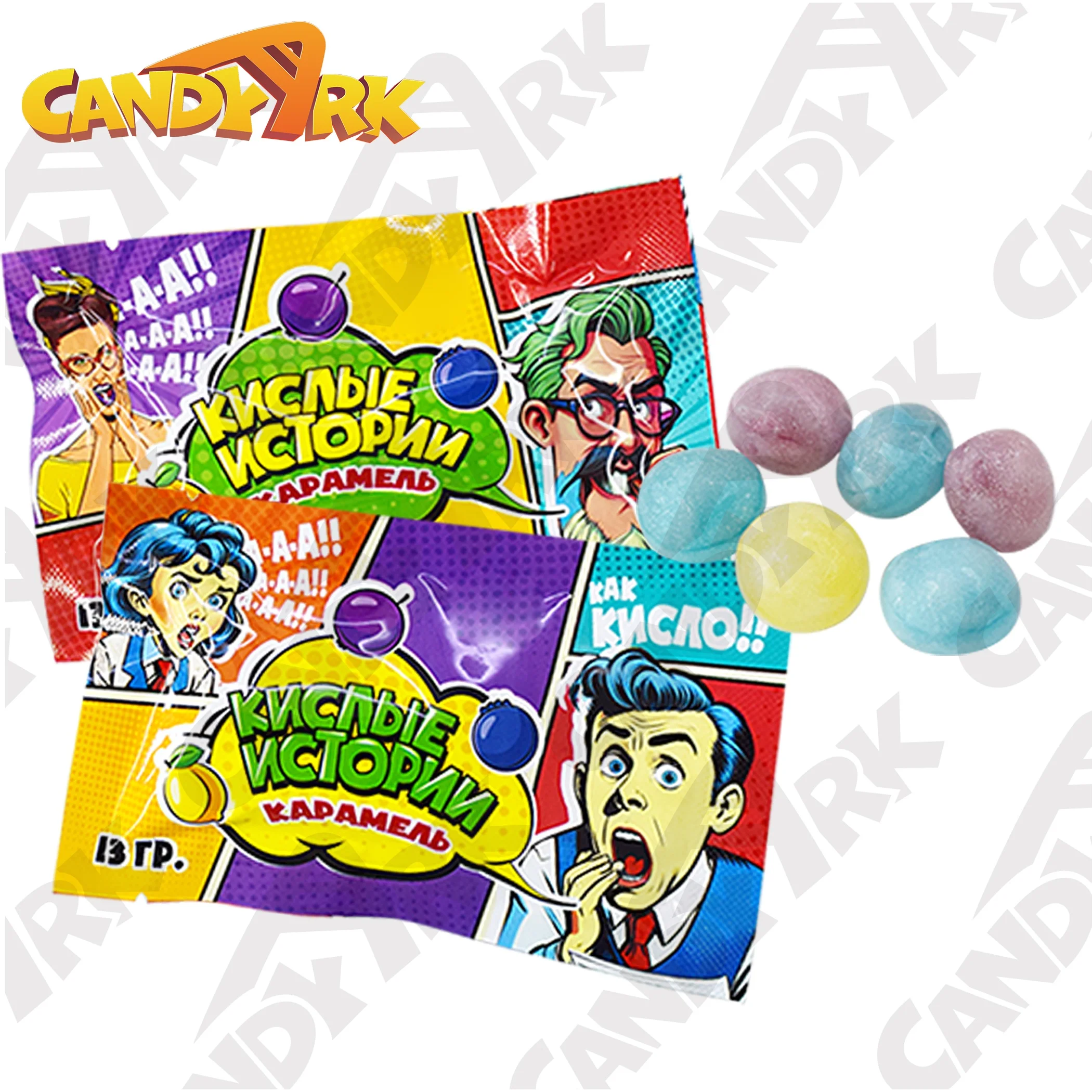 OEM factory custom halal sour sweet hard candy