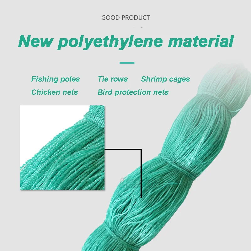 High quality 100% nylon fishing net rope twine 210D fishing ropes