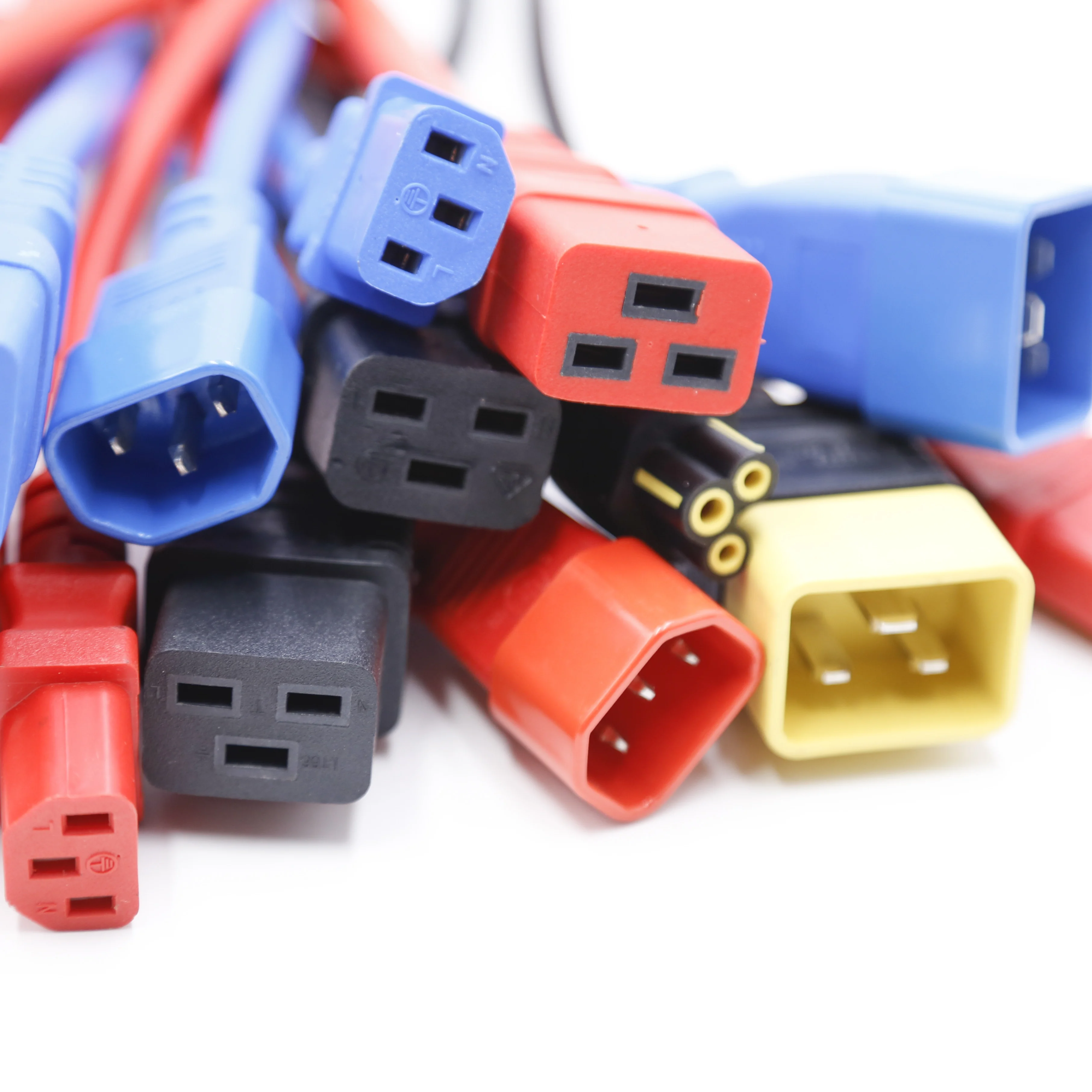 
EU IEC C13/C14/C15 connector ac cord for computer ho5vv-f 3*1.0 power cable 