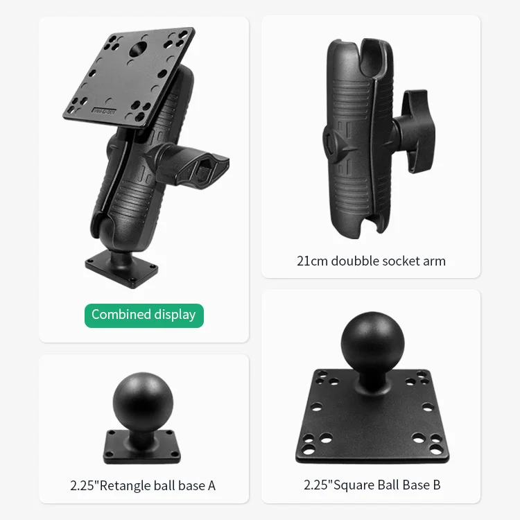VIN 100x100mm VESA plate with Ball  for connection to a wide variety of devices
