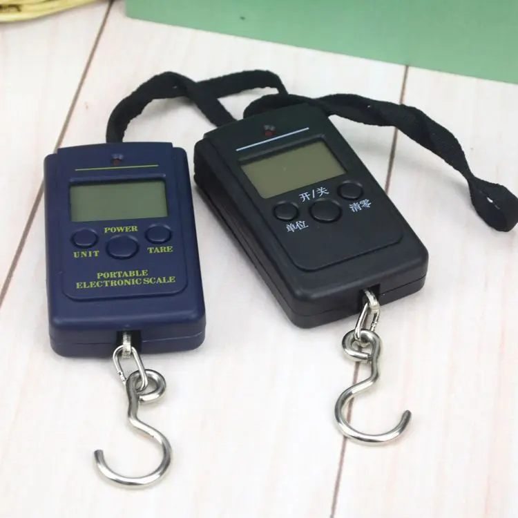 Mini Digital Scale for Fishing Luggage Travel Weighting Steelyard Hanging Electronic Hook Scale