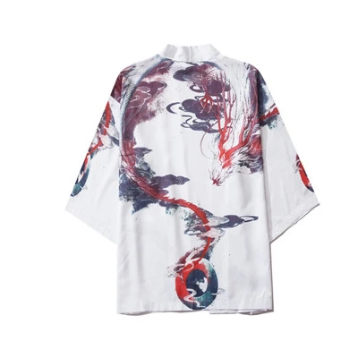 2021 Cardigan Kimono Haori Open Front Loose Casual Lightweight Satin Kimono Robe Tops