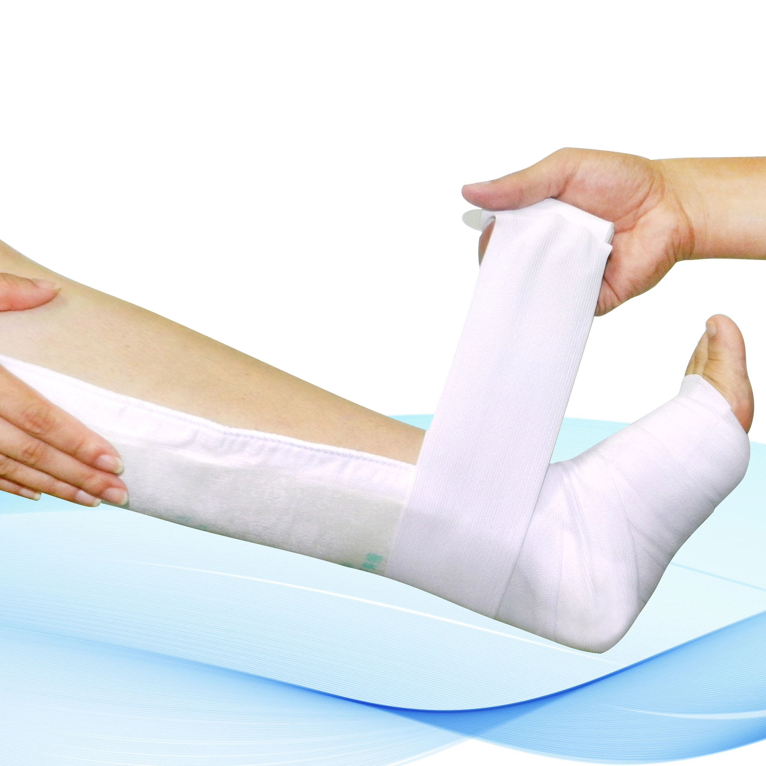 Kangda Free sample factory OEM ODM first aid easy operate fiberglass splint sleeve cast
