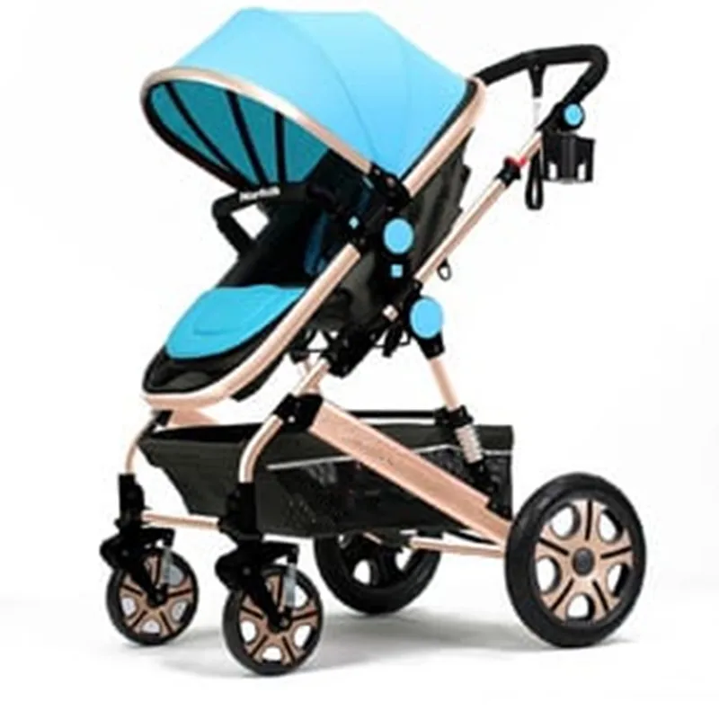 Ready to ship Baby Cart Sitting Lying Folding baby stroller 3in1 for new born