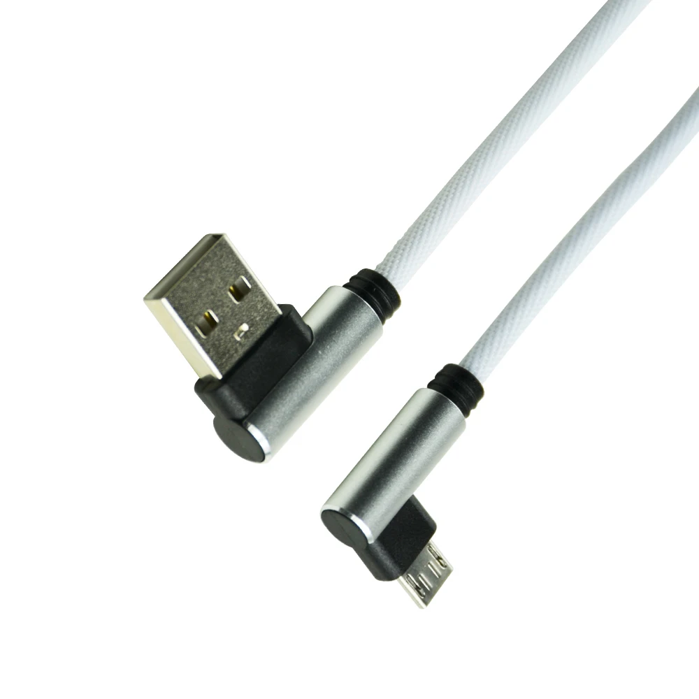 
SIPU Right angle fast charging 90 degree micro usb data charger cable for android 