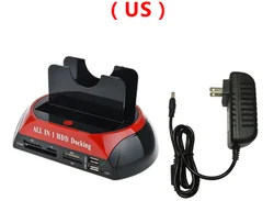 USB 2 0 для IDE SATA жесткий диск OTB док-станция клонирования ВСЕ В ОДНОМ HDD Dual Bay 5 дюймов 3 eSATA с