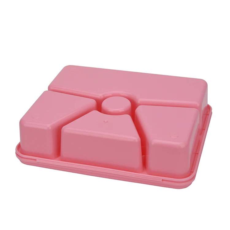 Aohea Custom Colour Microwave Safe Portable Stack Pink Kids  Lunch Picnic Box