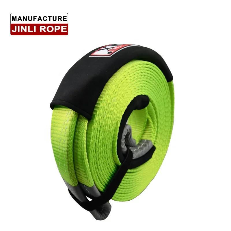 JINLI 4x4 accessories Tow snatch strap, tow rope, recovery rope 4wd Recovery Kits offroad emergency tools